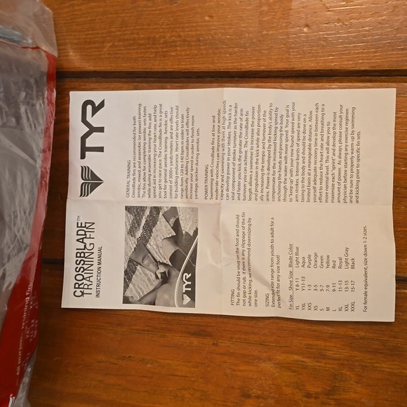 TYR Crossblade Swim Fins in Light Gray (XXL) - Picture 5 of 5